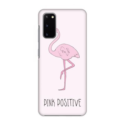 Pink positive: Volledig geprint Samsung Galaxy S20 Hoesje