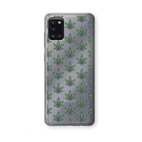 Weed: Samsung Galaxy A31 Transparant Hoesje