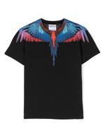 Marcelo Burlon County Of Milan Kids t-shirt Icon Wings en coton - Noir