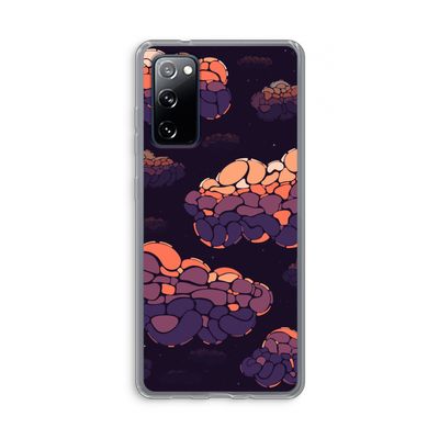 Patroon Wolken: Samsung Galaxy S20 FE / S20 FE 5G Transparant Hoesje