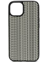 Marc Jacobs coque d'iPhone 14 à motif monogrammé - Noir - thumbnail