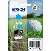 Epson Golf ball Singlepack Cyan 34XL DURABrite Ultra Ink - thumbnail