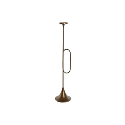 Kaarshouder Home ESPRIT Gouden Metaal 21 x 21 x 98 cm
