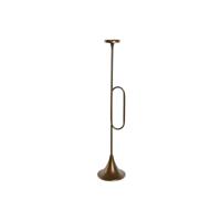 Kaarshouder Home ESPRIT Gouden Metaal 21 x 21 x 98 cm