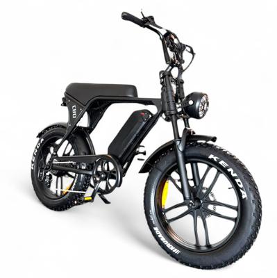 Ouxi V8/C80 Fatbike Zwart Mechanische Remmen - 25 KM/H - Elektrische Scooter