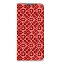 OPPO Reno8 Lite | Hoesje met Magneet | Batik Rood