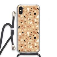 Terrazzo N°17: iPhone XS Transparant Hoesje met koord
