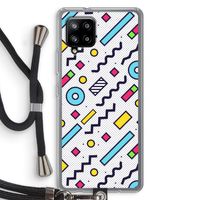 8-bit N°8: Samsung Galaxy A42 5G Transparant Hoesje met koord