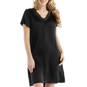 Damella Woven Silk Plain Nightdress * Actie *