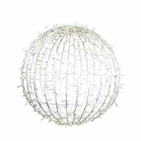 Kerstbal verlichting 80cm met warm witte en warm witte twinkel LED lampjes 3000k 571-529 Kerstbal verlichting 80cm met warm witte en warm witte twinkel LED lampjes 3000k 571-529