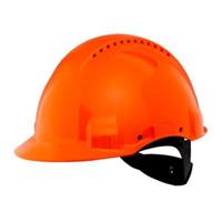 3M veiligheidshelm geventileerd met Uvicator - ratelverstelling - oranje - G3000NUV-OR