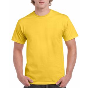 T-shirts geel voor heren - zware 200gr kwaliteit - Basic shirts - Katoen - Korte mouwen