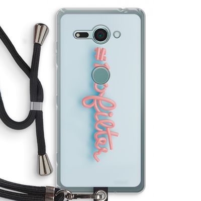 #nofilter: Sony Xperia XZ2 Compact Transparant Hoesje met koord