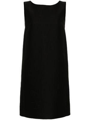 Moschino robe courte à design sans manches - Noir