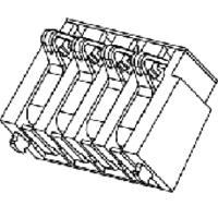 Molex 475070010 Female header, inbouw (standaard) Totaal aantal polen: 4 Rastermaat: 2 mm Inhoud: 1 stuk(s) Tape on Full reel