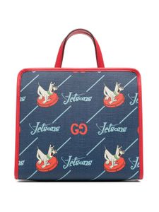 Gucci Kids x Jetsons sac à main à logo imprimé - Bleu