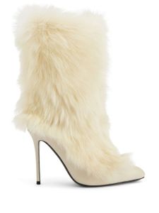 Giuseppe Zanotti bottines Micole 105 mm en cuir - Tons neutres