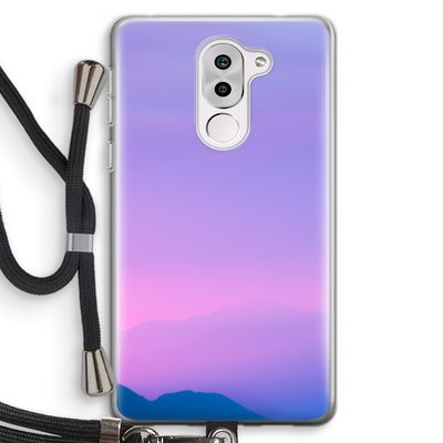 Sunset pastel: Honor 6X Transparant Hoesje met koord