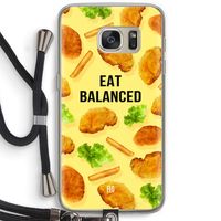 Eat Balanced: Samsung Galaxy S7 Transparant Hoesje met koord