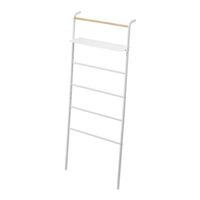 Yamazaki - Ladder Hanger Wide with Rack White - thumbnail