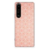 Sony Xperia 1 III | TPU bumper | Pattern Orange
