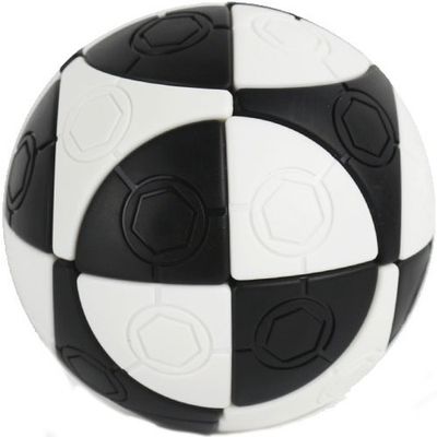 Luna magische kubus Rubik's Cube Bal Luna 21 cm zwart/wit