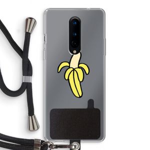 Banana: OnePlus 8 Transparant Hoesje met koord