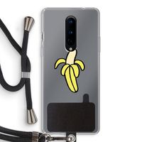 Banana: OnePlus 8 Transparant Hoesje met koord