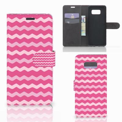 Samsung Galaxy S8 Plus | Telefoon Hoesje | Waves Pink