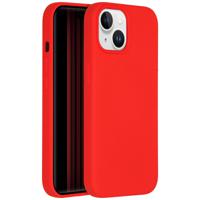 Accezz Liquid Silicone Backcover iPhone 15 Telefoonhoesje Rood