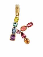 Dolce & Gabbana pendentif Rainbow Alaphabet K en or 18ct orné de pierres variées