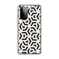 Crazy pattern: Samsung Galaxy A72 Transparant Hoesje