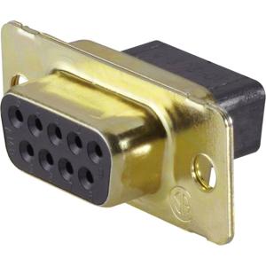 TE Connectivity AMPLIMITE HD-20 (HDP-20) 205203-3 D-sub female connector 180 ° Aantal polen: 9 1 stuk(s)