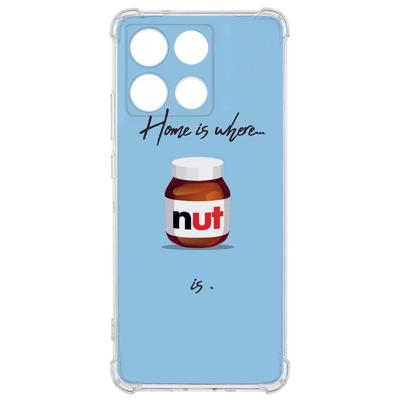 TPU Telefoonhoesje Motorola Moto G56 - Nut Home backcover TPU Telefoonhoesje Motorola Moto G56 - Nut Home backcover