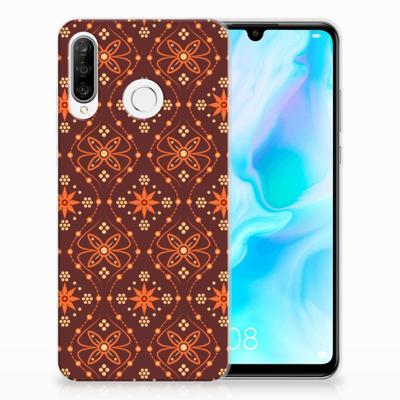 Huawei P30 Lite | TPU bumper | Batik Brown