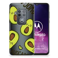 Motorola One Zoom Telefoonhoesje met Naam Avocado Singing - thumbnail