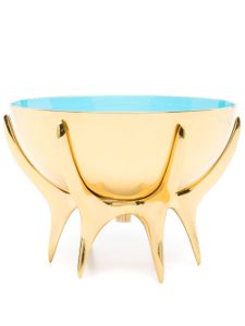 Jonathan Adler bol médium Oscar en laiton (13,5 cm) - Bleu