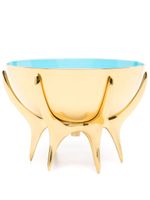 Jonathan Adler bol médium Oscar en laiton (13,5 cm) - Bleu