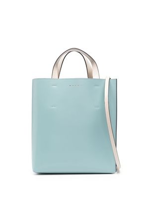 Marni sac cabas Museo à design colour block - Bleu