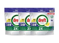 Effectief Krachtige Dreft Original All in One Regular Vaatwastabletten - Lemon - 270 stuks