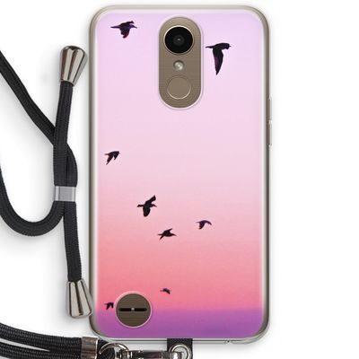 Fly away: LG K10 (2017) Transparant Hoesje met koord