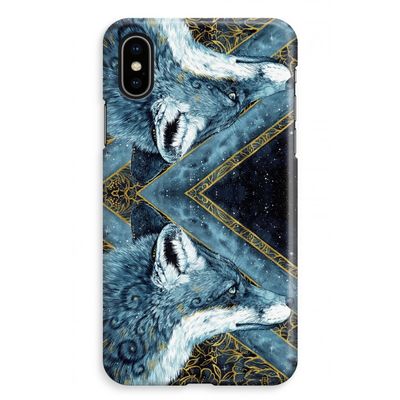 Golden Fox: iPhone XS Max Volledig Geprint Hoesje