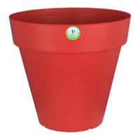 Bloempot Riviera 414056 Ø 39,2 x 35,8 cm Rood - thumbnail