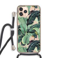 Bananenbladeren: iPhone 11 Pro Transparant Hoesje met koord