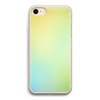 Minty mist pastel: iPhone 7 Transparant Hoesje