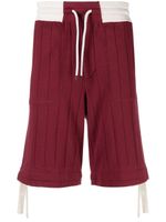 Brunello Cucinelli bermuda en maille - Rouge