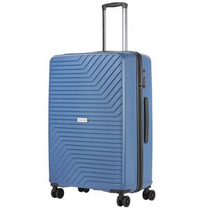 CarryOn Transport Grote Reiskoffer 78cm met TSA-slot en OKOBAN - 100 Ltr Trolley - Blauw