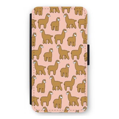 Alpacas: iPhone 12 mini Flip Hoesje
