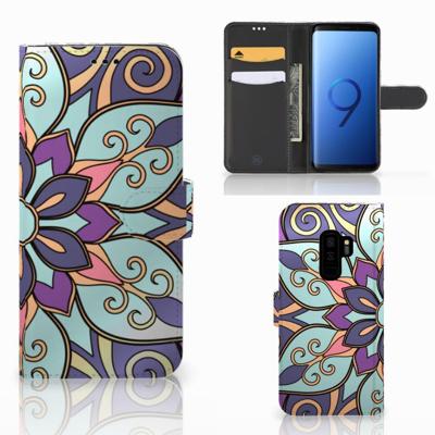Samsung Galaxy S9 Plus Hoesje Purple Flower