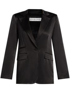 Shona Joy blazer boutonné à revers crantés - Noir